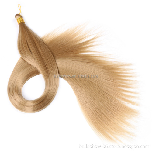 Wholesale 20 Inch smooth Braids Synthetic Silky Straight Hair Bulk Crochet Braids Hair Extensions Pony Silky Pony Silky Braiding